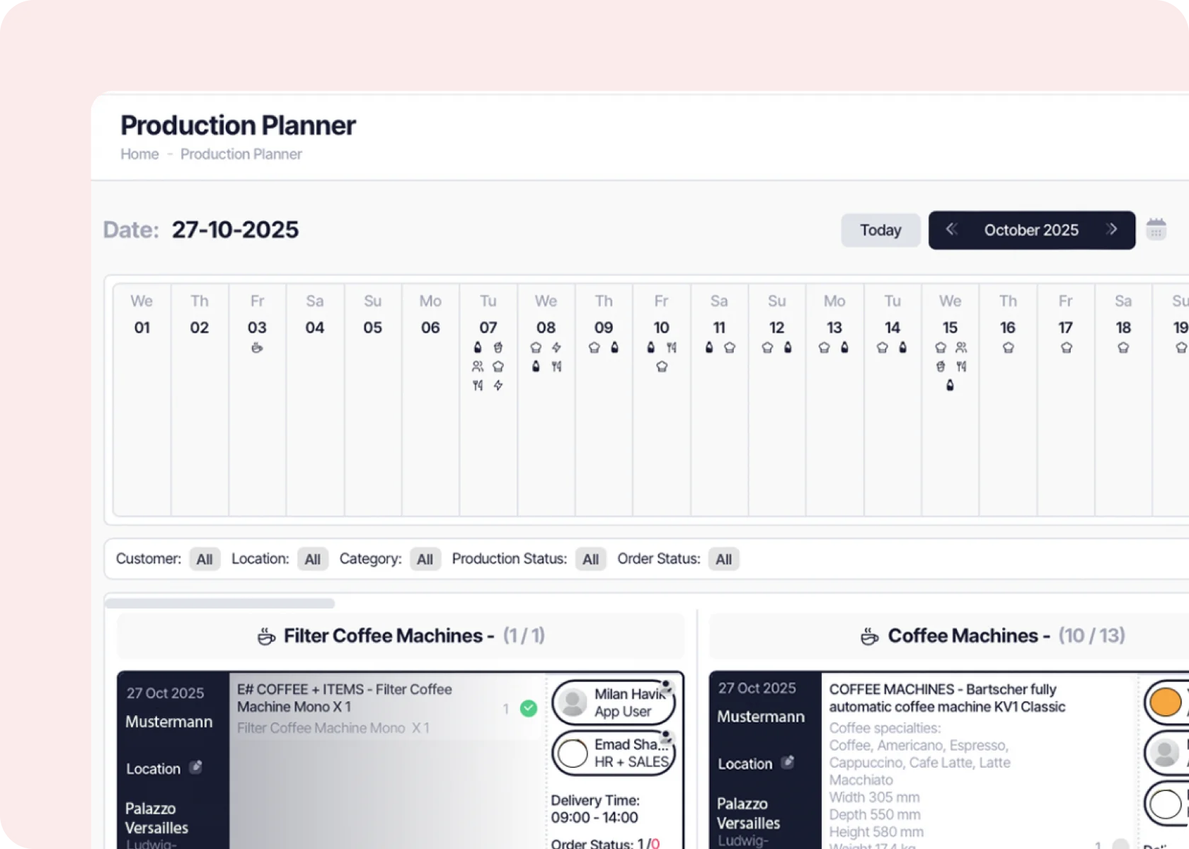 Image gallery marquee